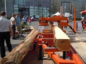 Пилорама Wood-Mizer LT20 на выставке Ligna 2013