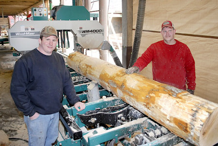 Майк и Шон, новые владельцы компании Honey Grove Hardwoods из Пенсильвании
