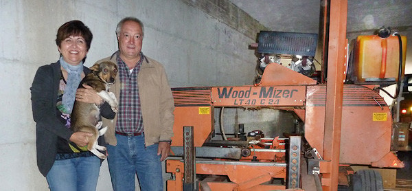 Легендарный станок Wood-Mizer переехал из Канады в Италию, поменял шесть хозяев и все еще в строю
