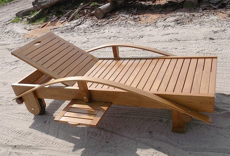 2 место в категории Мебель. Свен Бракманн из Германии изготовил лежаки из древесины, выпиленной им на станке Wood-Mizer LT20