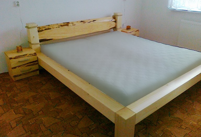 3 место в категории Мебель. Михал Канук из Словакии сделал эту кровать из пиломатериала, изготовленного им на станке Wood-Mizer LT40