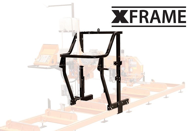 Новая конструкция xFRAME дает оператору лучший обзор зоны пиления и содержит панель управления, двигатель и пилящую голову