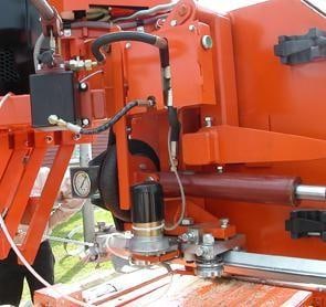 Изменена система натяжения пилы на станках Wood-Mizer серии LT70