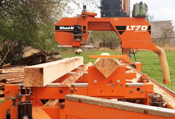 Приспособление для производства восьмиугольного бруса на станках Wood-Mizer
