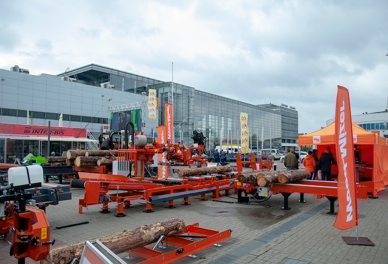 Стенд компании Wood-Mizer на выставке DREMA 2019