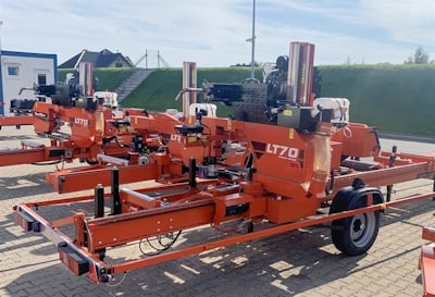 Новый бензиновый двигатель для мобильных пилорам Wood-Mizer LT70  
