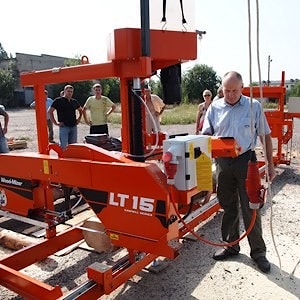 Презентация оборудования Wood-Mizer в Ивано-Франковской области, Западная Украина, 27 августа 2010