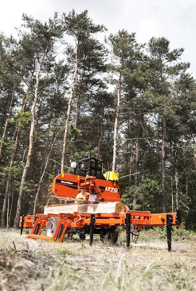 Мощная пилорама Wood-Mizer LT70 на выставке Maamess в Тарту 16-18 апреля 2015