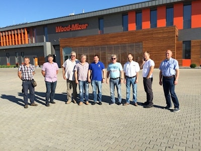 Прибалтийские деревообработчики посетили  завод Wood-Mizer