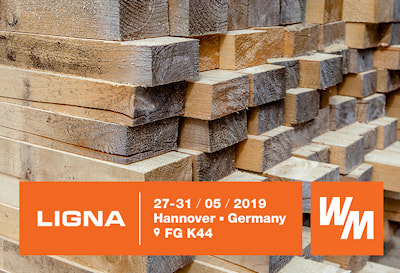 Новые лесопильные, кромкообрезные и строгальные станки Wood-Mizer на выставке LIGNA в 2019 году