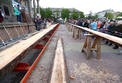 Пилорама Wood-Mizer LT15POWER выпилила доску длиной более 26 метров