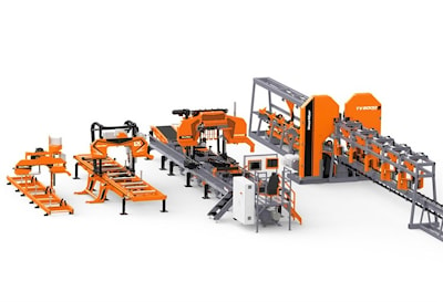Оранжевый, серый и черный - обновленная цветовая гамма оборудования Wood-Mizer  