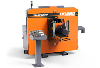 Wood-Mizer представляет инновационный продукт - сдвоенную горизонтальную пилораму HR250   