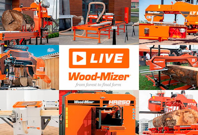 Wood-Mizer LIVE: первая онлайн демонстрация новых станков Wood-Mizer 2020 года выпуска, 17 сентября  